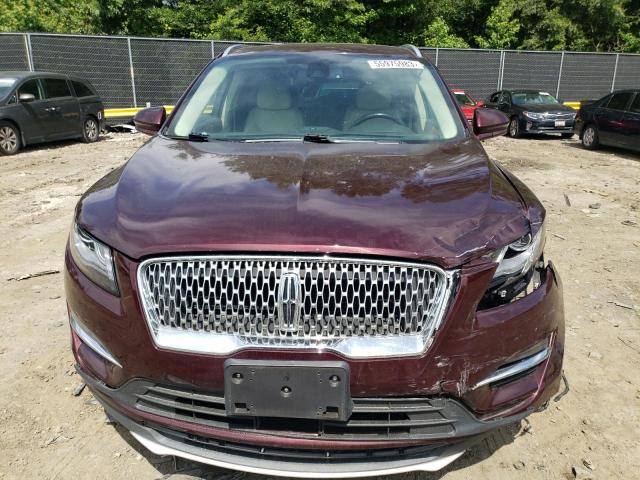5LMCJ2D96KUL47514 - 2019 LINCOLN MKC SELECT Բորդո լուսանկար 5