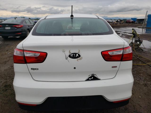 KNADM4A37H6039986 - 2017 KIA RIO LX WHITE photo 6