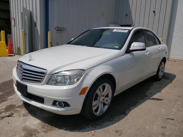 WDDGF54X29R049474 - 2009 MERCEDES-BENZ C 300 WHITE photo 1