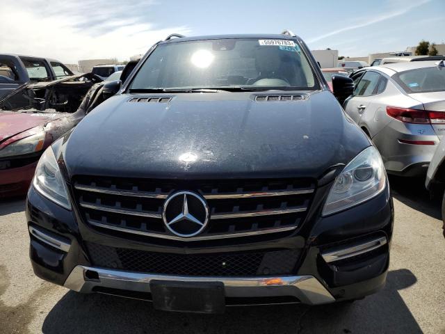 4JGDA5HBXCA007937 - 2012 MERCEDES-BENZ ML 350 4MATIC BLACK photo 5