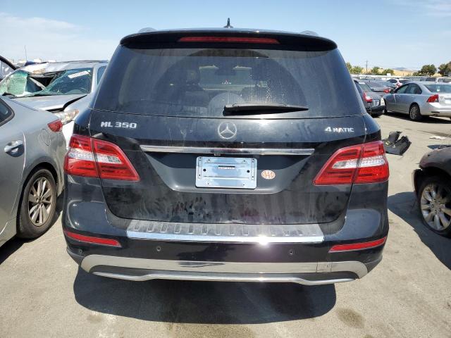 4JGDA5HBXCA007937 - 2012 MERCEDES-BENZ ML 350 4MATIC BLACK photo 6