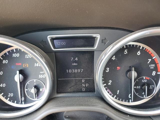 4JGDA5HBXCA007937 - 2012 MERCEDES-BENZ ML 350 4MATIC BLACK photo 9