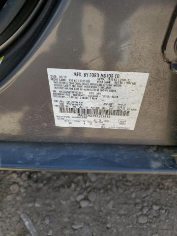 MAJ3S2GE9KC282814 - 2019 FORD ECOSPORT SE Gris foto 12