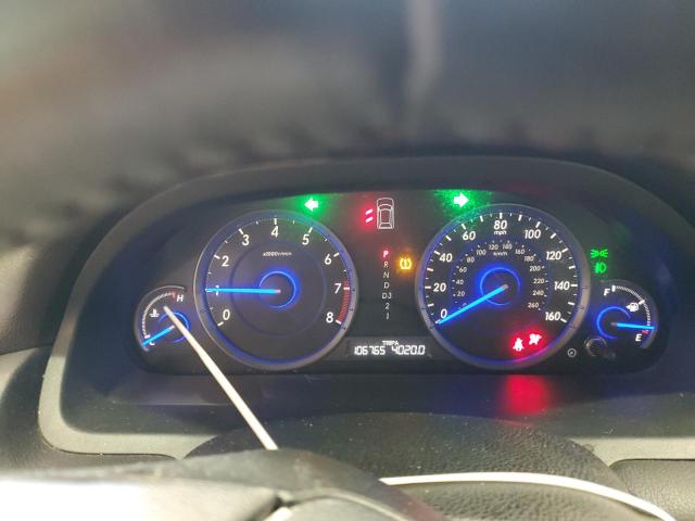 5J6TF2H52CL011716 - 2012 HONDA CROSSTOUR EXL ბურგუნდია ფოტო 9