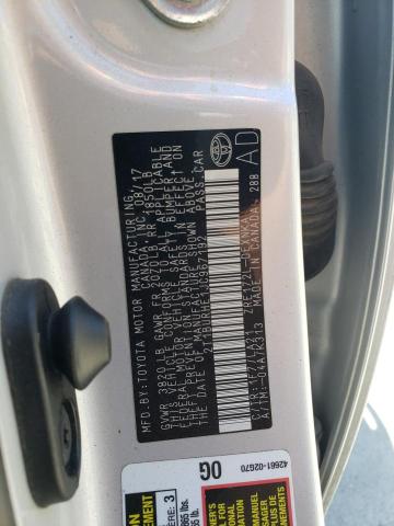 2T1BURHE1JC967192 - 2018 TOYOTA COROLLA L Сріблястий фото 13