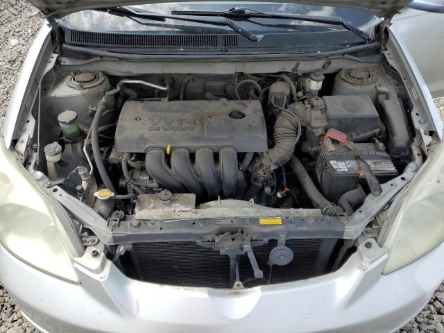 2T1KR32E44C177672 - 2004 TOYOTA COROLLA MA XR SILVER photo 11