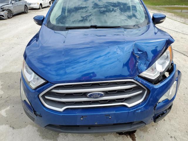 MAJ6S3GL5LC365742 - 2020 FORD ECOSPORT SE ლურჯი ფოტო 12