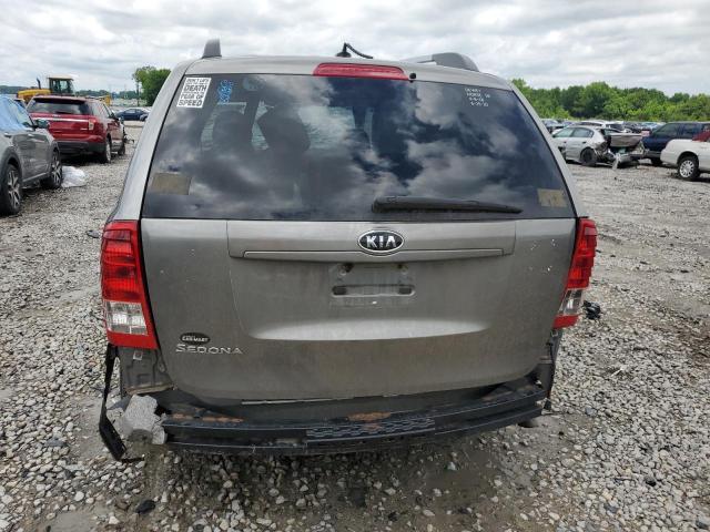 KNDMG4C74C6447056 - 2012 KIA SEDONA LX GRAY photo 6