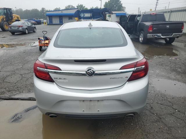 2G4GK5EX1G9195047 - 2016 BUICK REGAL SILVER photo 6