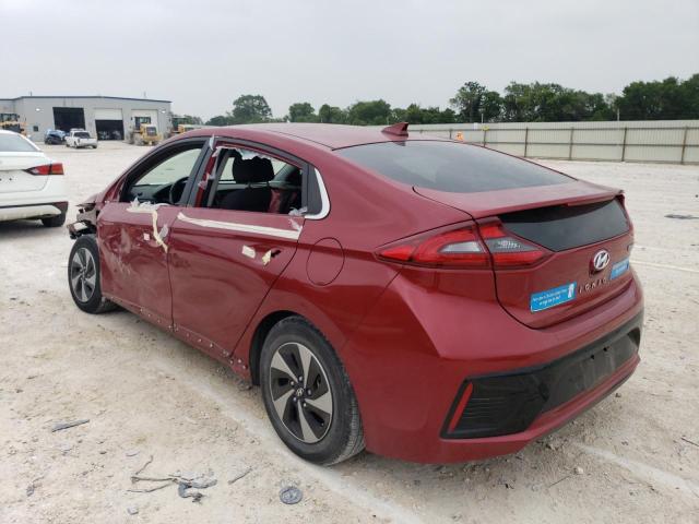 KMHC75LC7KU134684 - 2019 HYUNDAI IONIQ SEL RED photo 2