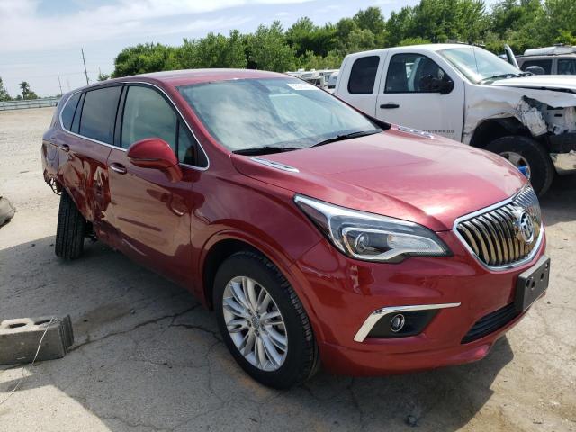 LRBFXASA1HD146878 - 2017 BUICK ENVISION PREFERRED RED photo 4