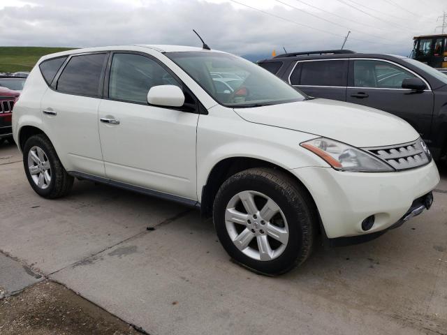 JN8AZ08T86W403002 - 2006 NISSAN MURANO SL WHITE photo 4