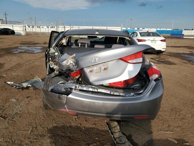 KMHDH4AE1DU485965 - 2013 HYUNDAI ELANTRA GLS SILVER photo 6