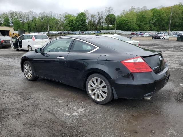 1HGCS2B80AA006240 - 2010 HONDA ACCORD EXL BLACK photo 2