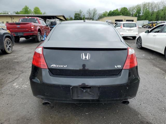 1HGCS2B80AA006240 - 2010 HONDA ACCORD EXL BLACK photo 6