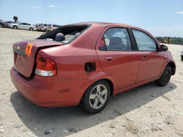KL1TD52625B321265 - 2005 CHEVROLET AVEO BASE RED photo 3
