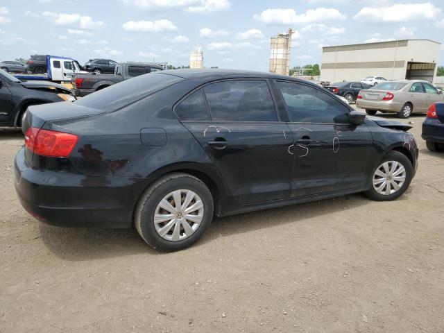 3VW2K7AJ7BM083782 - 2011 VOLKSWAGEN JETTA BASE 黑色 照片 3