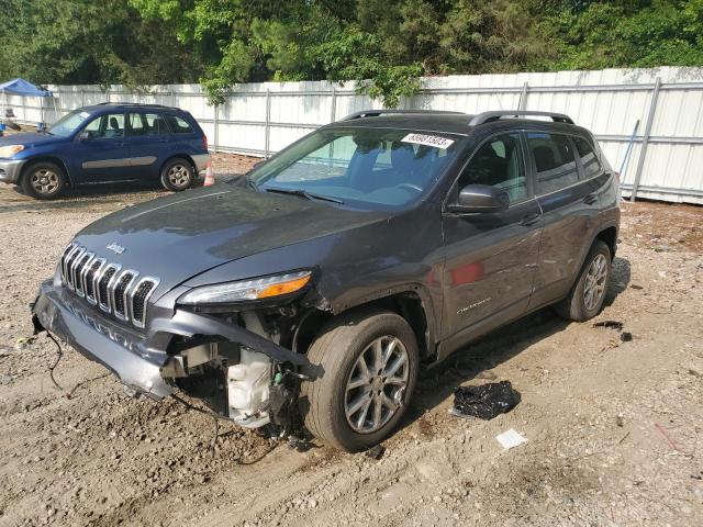 1C4PJLCB1HW587005 - 2017 JEEP CHEROKEE LATITUDE GRAY photo 1