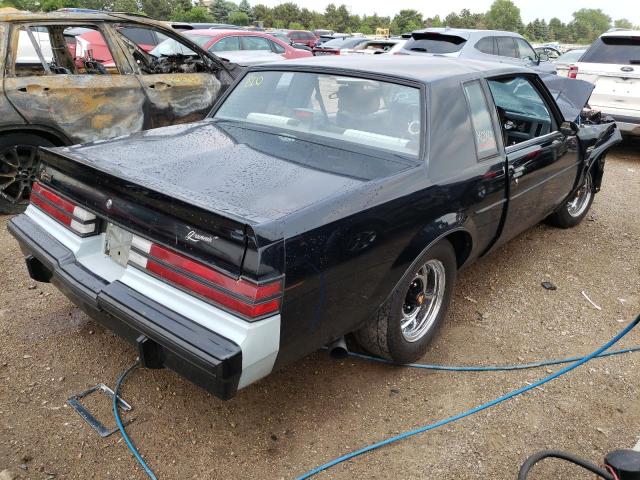 1G4GJ1177HP419961 - 1987 BUICK REGAL 黑色 照片 3