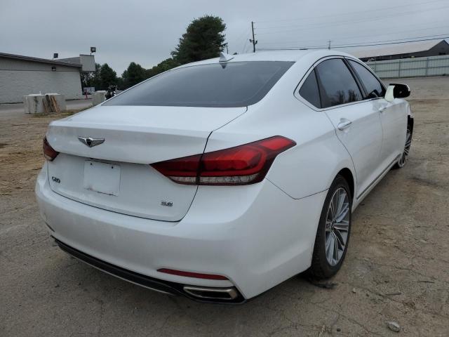 KMHGN4JE7JU234062 - 2018 GENESIS G80 BASE WHITE photo 4