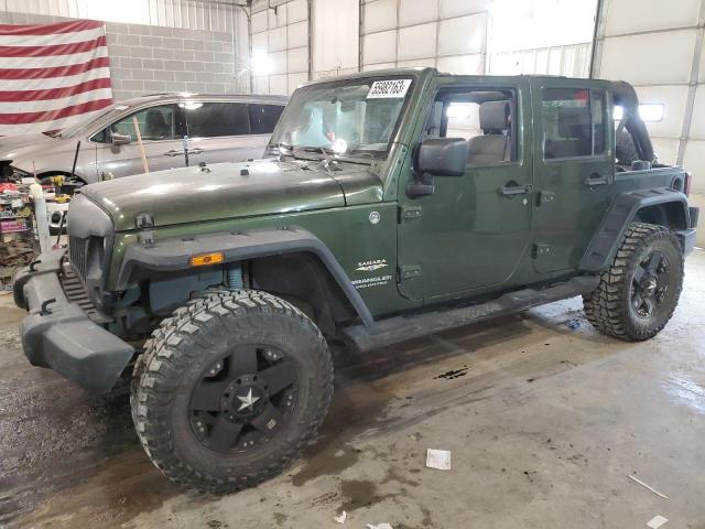 1J4GA59147L219695 - 2007 JEEP WRANGLER SAHARA GRAY photo 1