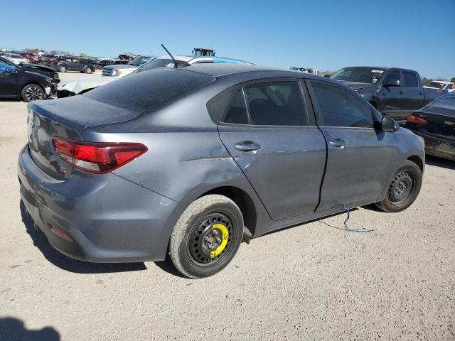 3KPA24AD9LE333994 - 2020 KIA RIO LX GRAY photo 3