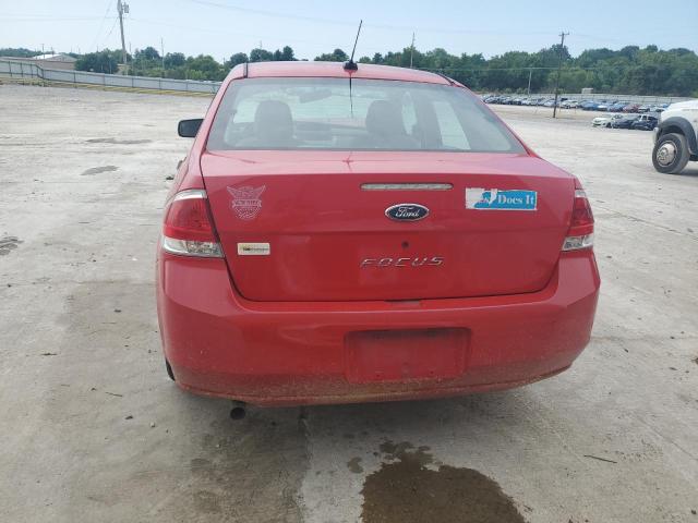 1FAHP34N88W179439 - 2008 FORD FOCUS S/SE RED photo 6