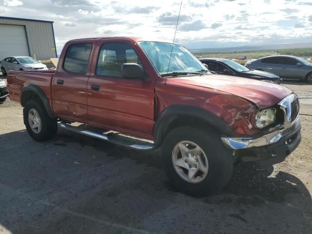 5TEGN92NX2Z014116 - 2002 TOYOTA TACOMA DOUBLE CAB PRERUNNER RED photo 4