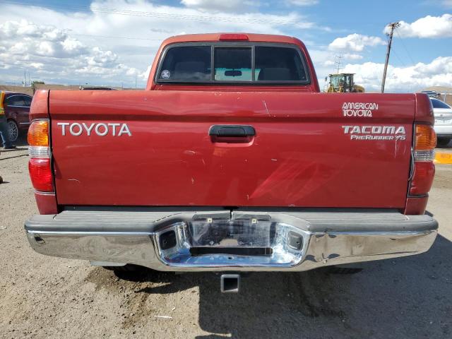 5TEGN92NX2Z014116 - 2002 TOYOTA TACOMA DOUBLE CAB PRERUNNER RED photo 6