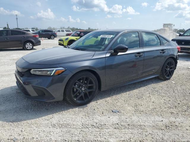 2HGFE2F56PH548294 - 2023 HONDA CIVIC SPORT 银色 照片 1