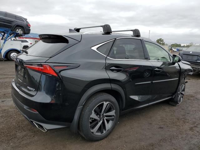 JTJGARBZ0M2179997 - 2021 LEXUS NX 300 BASE შავი ფოტო 3