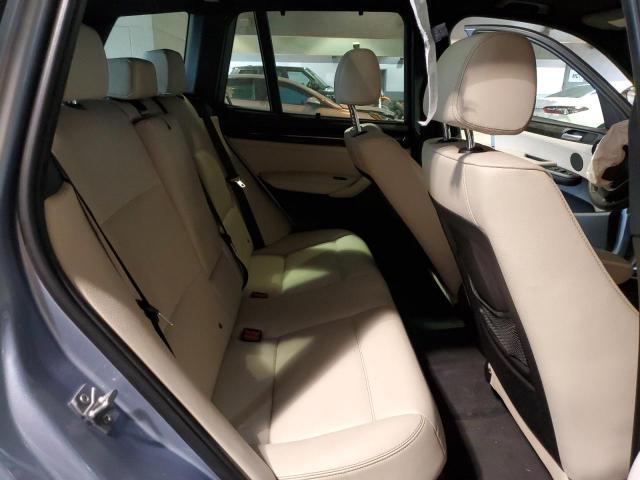 5UXWX7C51CL889334 - 2012 BMW X3 XDRIVE35I BLUE photo 11