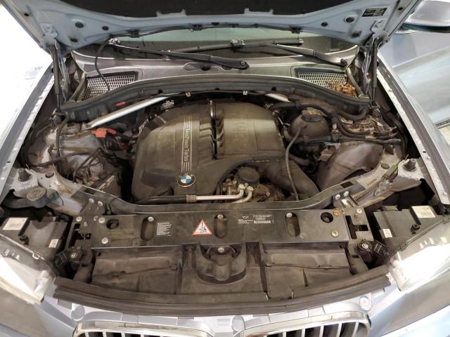 5UXWX7C51CL889334 - 2012 BMW X3 XDRIVE35I BLUE photo 12