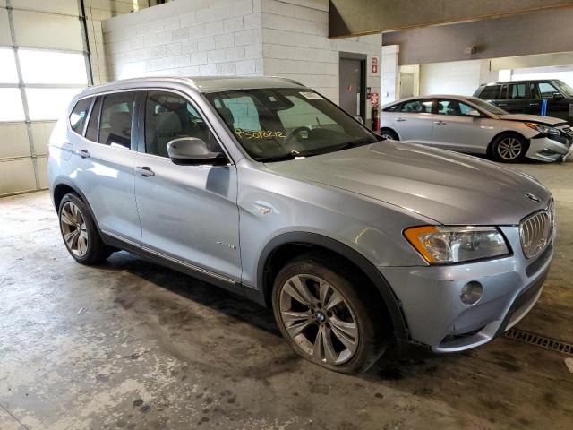 5UXWX7C51CL889334 - 2012 BMW X3 XDRIVE35I BLUE photo 4