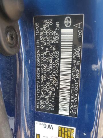 JTKDE167690296922 - 2009 TOYOTA SCION TC Mavi foto 12