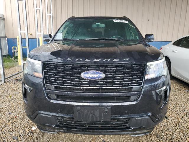 1FM5K8GT0KGA76919 - 2019 FORD EXPLORER SPORT BLACK photo 5