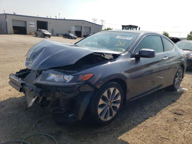 1HGCT2B89FA005088 - 2015 HONDA ACCORD EXL GRAY photo 1