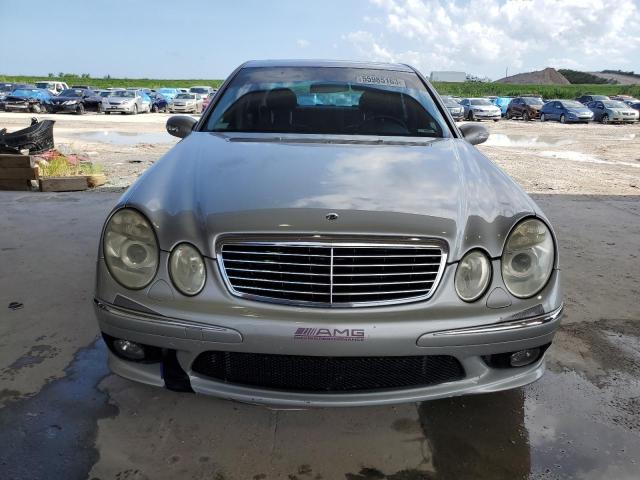 WDBUF76J53A278124 - 2003 MERCEDES-BENZ E 55 AMG SILVER photo 5