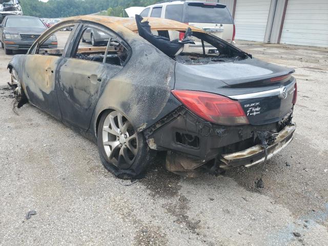 2G4GV5GV9C9188666 - 2012 BUICK REGAL GS BLACK photo 2