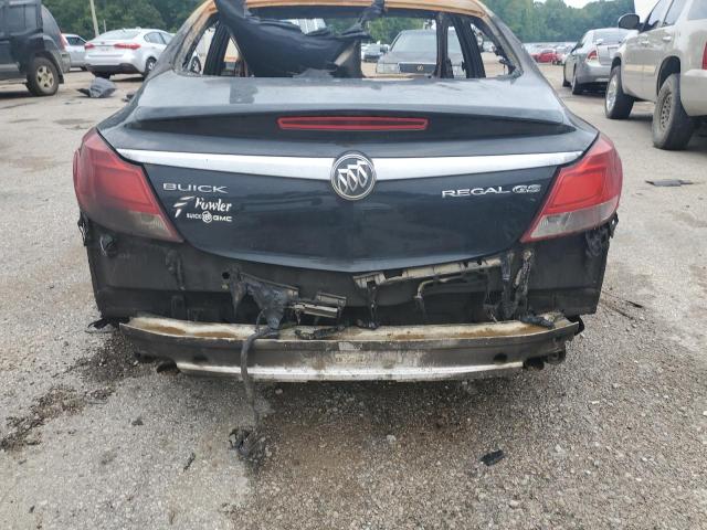 2G4GV5GV9C9188666 - 2012 BUICK REGAL GS BLACK photo 6