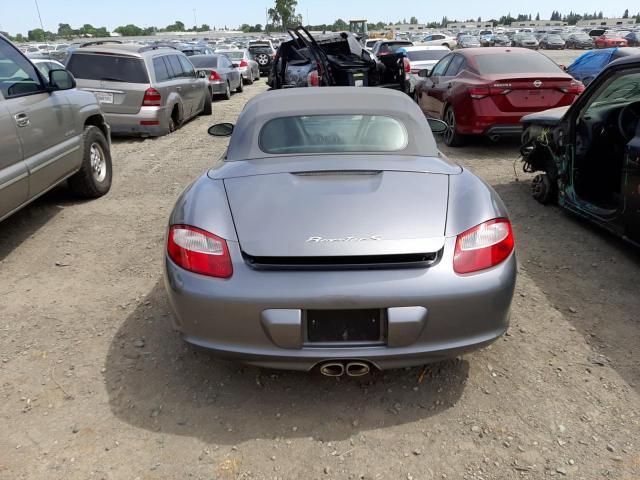 WP0CB29825S730466 - 2005 PORSCHE BOXSTER S GRAY photo 6