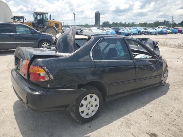 JHMEJ6672YS002891 - 2000 HONDA CIVIC LX BLACK photo 3