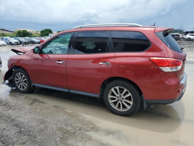 5N1AR2MN8EC647937 - 2014 NISSAN PATHFINDER S RED photo 2