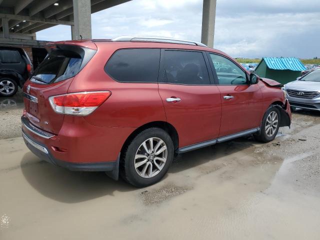 5N1AR2MN8EC647937 - 2014 NISSAN PATHFINDER S RED photo 3