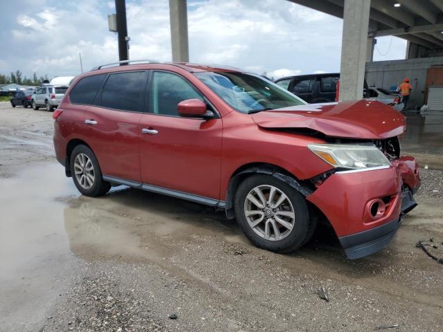 5N1AR2MN8EC647937 - 2014 NISSAN PATHFINDER S RED photo 4
