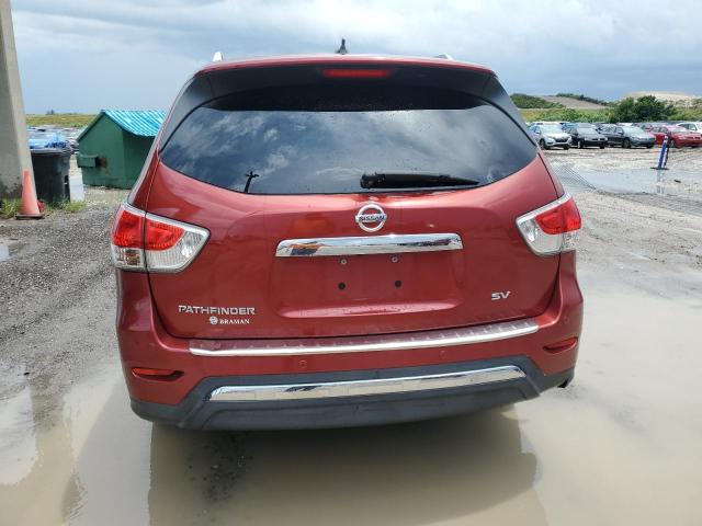 5N1AR2MN8EC647937 - 2014 NISSAN PATHFINDER S RED photo 6