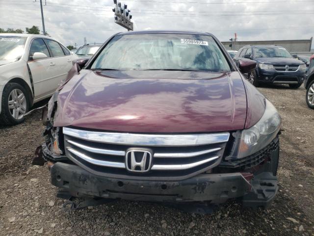 1HGCP2F88CA036665 - 2012 HONDA ACCORD EXL BURGUNDY photo 5