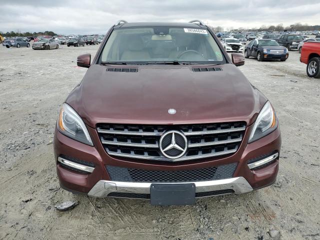 4JGDA5HB5EA425194 - 2014 MERCEDES-BENZ ML 350 4MATIC BURGUNDY photo 5