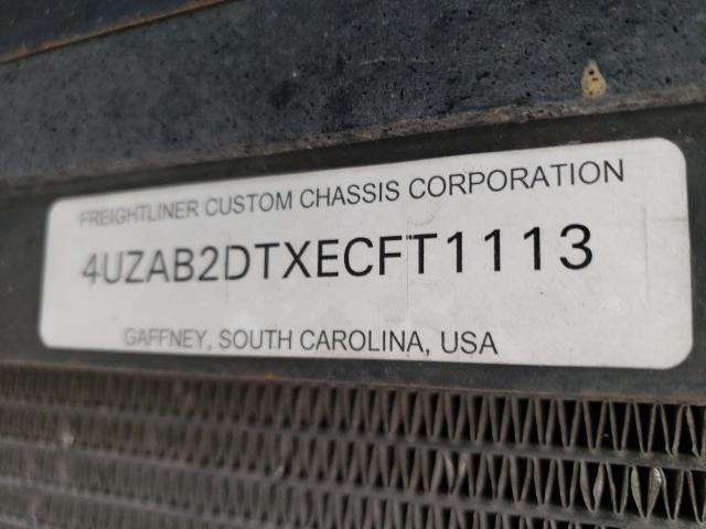 4UZAB2DTXECFT1113 - 2014 FREIGHTLINER CHASSIS XC ორფეროვანი ფოტო 10