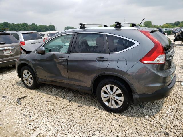 2HKRM4H70EH607594 - 2014 HONDA CR-V EXL GRAY photo 2